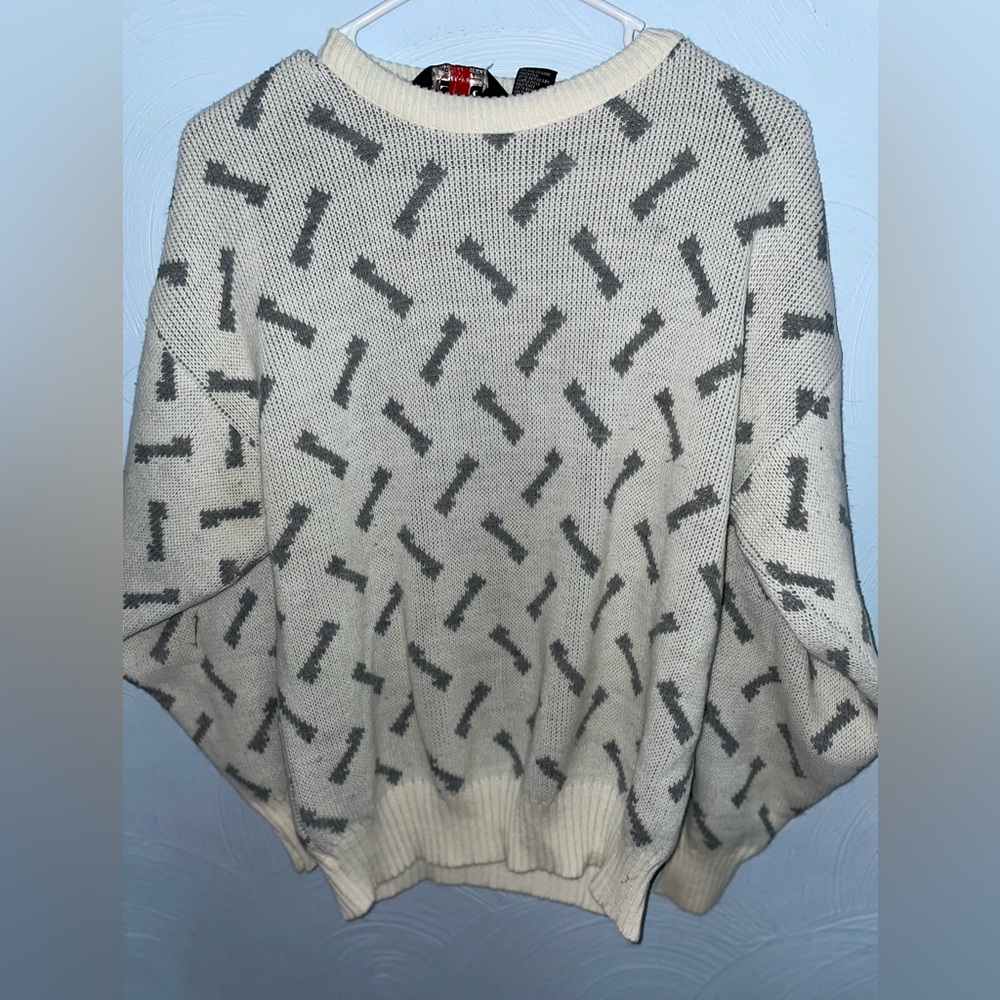 Men’s Size Small Vintage 80’s Visage Crewneck Sweater